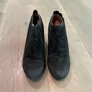 Gentle Souls by Kenneth Cole Black Suede Ankle Bootie